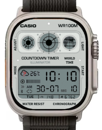 Casio White WR100M